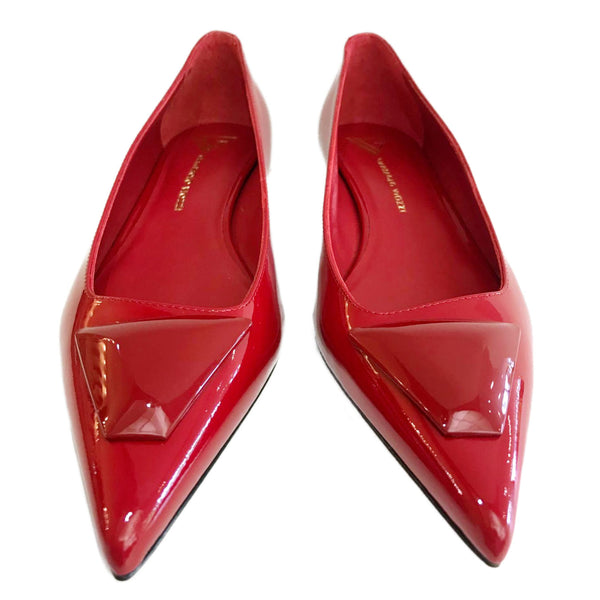 Giampaolo Viozzi, Lacklederpumps in Rot