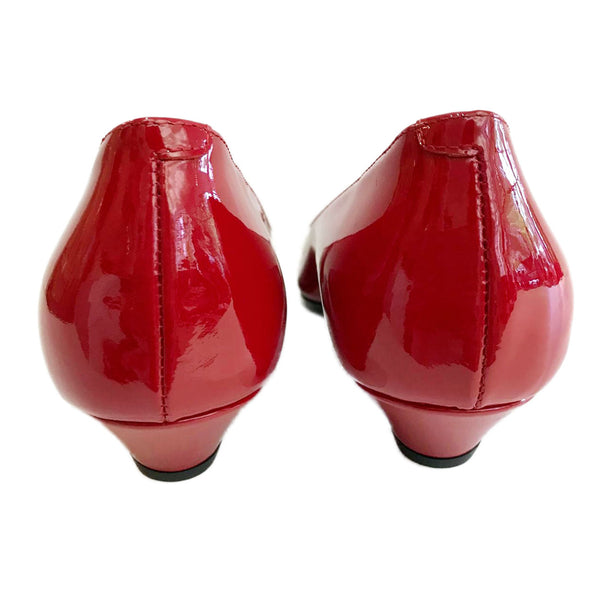 Giampaolo Viozzi, Lacklederpumps in Rot