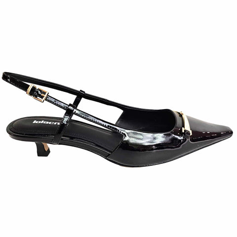 Lola Cruz, schwarzer Sling Pumps