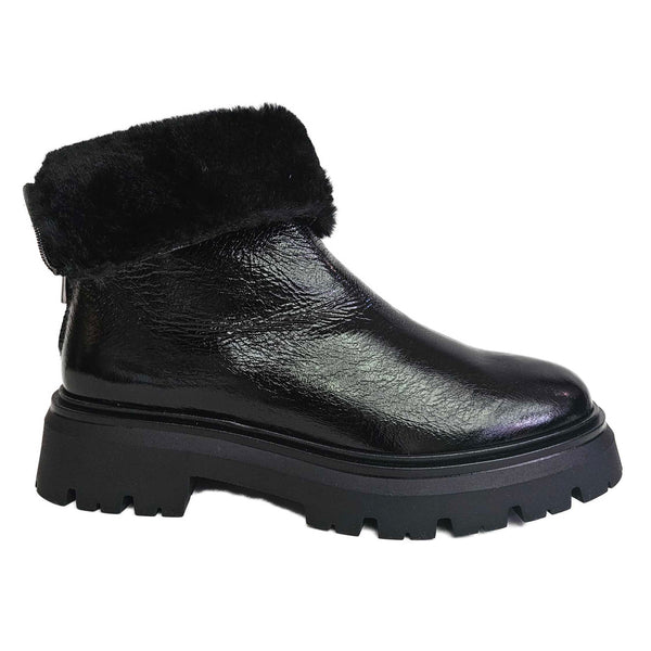 Milliways, schwarze Winterstiefelette