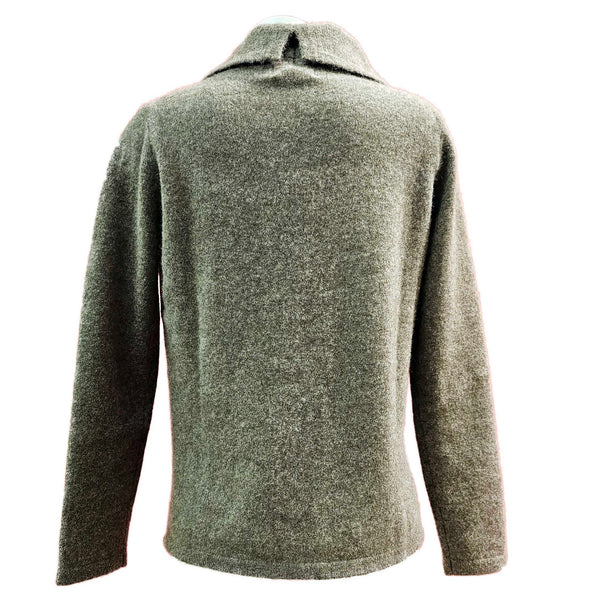 N.O.K., Zaifa, melierter Pullover in Taupe