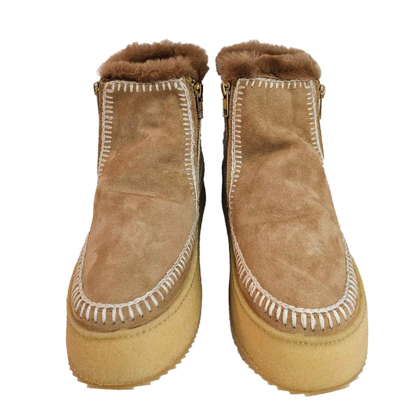 LAIDBECKLONDON, Winterstiefel in Sandbeige