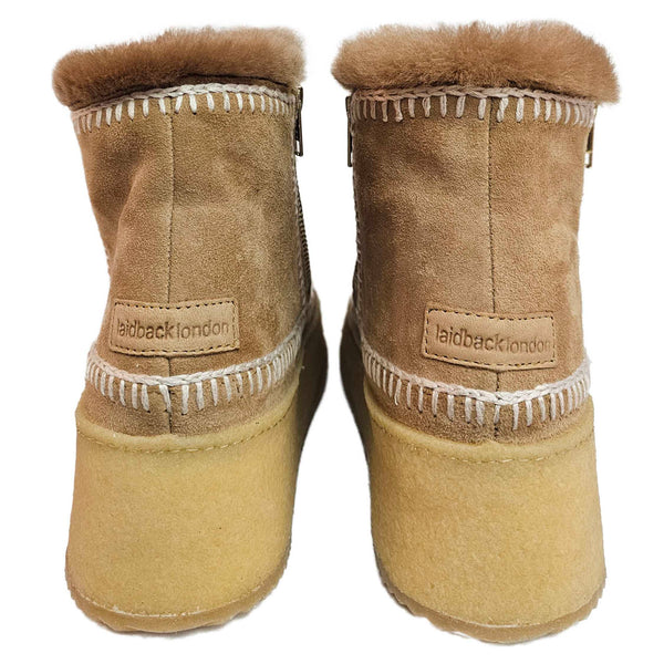 LAIDBECKLONDON, Winterstiefel in Sandbeige